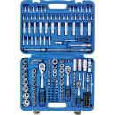 Steckschlüssel-Satz Sechskant, Antrieb 6,3 mm (1/4 Zoll) / 10 mm (3/8 Zoll) / 12,5 mm (1/2 Zoll), 192-tlg.
