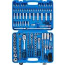 Steckschlüssel-Satz  ZollGear Lock Zoll, Antrieb 6,3 mm (1/4 Zoll) / 10 mm (3/8 Zoll) / 12,5 mm (1/2 Zoll), 192-tlg.
