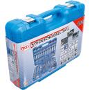 Steckschlüssel-Satz Zwölfkant, Antrieb 6,3 mm (1/4 Zoll) / 10 mm (3/8 Zoll) / 12,5 mm (1/2 Zoll), 192-tlg.