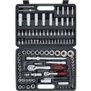Steckschlüssel-Satz, Antrieb 6,3 mm (1/4 Zoll) / 12,5 mm (1/2 Zoll), 108-tlg.