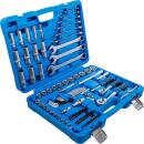 Steckschlüssel-Satz Sechskant, Antrieb 6,3 mm (1/4 Zoll) / 10 mm (3/8 Zoll), 92-tlg.