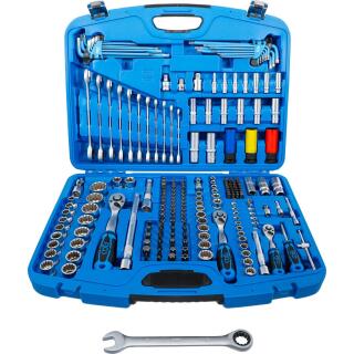 Steckschlüssel-Satz  ZollGear Lock Zoll, Antrieb 6,3 mm (1/4 Zoll) / 10 mm (3/8 Zoll) / 12,5 mm (1/2 Zoll), 218-tlg.