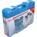 Steckschlüssel-Satz Wellenprofil, Antrieb 6,3 mm (1/4 Zoll) / 10 mm (3/8 Zoll) / 12,5 mm (1/2 Zoll), 192-tlg.