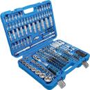Steckschlüssel-Satz Wellenprofil, Antrieb 6,3 mm (1/4 Zoll) / 10 mm (3/8 Zoll) / 12,5 mm (1/2 Zoll), 192-tlg.