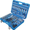 Steckschlüssel-Satz Wellenprofil, Antrieb 6,3 mm (1/4 Zoll) / 10 mm (3/8 Zoll) / 12,5 mm (1/2 Zoll), 192-tlg.