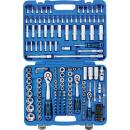 Steckschlüssel-Satz Wellenprofil, Antrieb 6,3 mm (1/4 Zoll) / 10 mm (3/8 Zoll) / 12,5 mm (1/2 Zoll), 192-tlg.