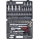 Steckschlüssel-Satz, Antrieb 6,3 mm (1/4 Zoll) / 12,5 mm (1/2 Zoll), 94-tlg.