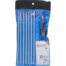 Schraubendreher-Satz mit Wechselklingen, T-Profil (für Torx) / TS-Profil (für Torx Plus), 8-tlg.