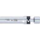 Zündkerzen-Gelenkeinsatz Zwölfkant mit Haltefeder Antrieb Innenvierkant 10 mm (3/8 Zoll)