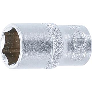 Steckschlüssel-Einsatz Sechskant, Antrieb Innenvierkant 6,3 mm (1/4 Zoll), SW 10 mm