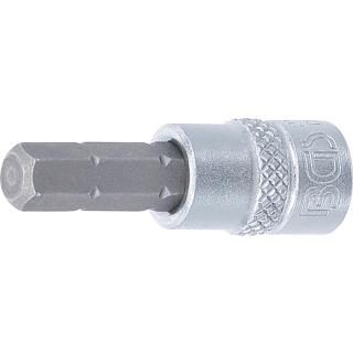 Bit-Einsatz, Antrieb Innenvierkant 6,3 mm (1/4 Zoll), Innensechskant 6 mm