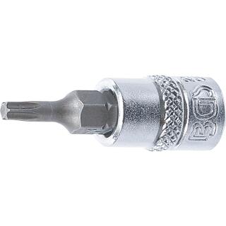 Bit-Einsatz, Antrieb Innenvierkant 6,3 mm (1/4 Zoll), T-Profil (für Torx) T15