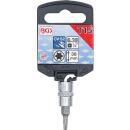 Bit-Einsatz, Antrieb Innenvierkant 6,3 mm (1/4 Zoll), T-Profil (für Torx) T15