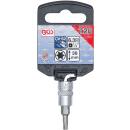 Bit-Einsatz, Antrieb Innenvierkant 6,3 mm (1/4 Zoll), T-Profil (für Torx) T20