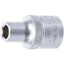 Steckschlüssel-Einsatz Sechskant, Antrieb Innenvierkant 12,5 mm (1/2 Zoll), SW 8 mm