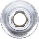 Steckschlüssel-Einsatz Sechskant, Antrieb Innenvierkant 12,5 mm (1/2 Zoll), SW 8 mm