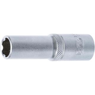 Steckschlüssel-Einsatz Super Lock, tief, Antrieb Innenvierkant 12,5 mm (1/2 Zoll), SW 13 mm