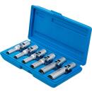 Universal Glühkerzen-Gelenkschlüssel-Satz, Sechskant, Antrieb Innenvierkant 10 mm (3/8 Zoll), SW 8 - 16 mm, 6-tlg.