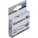 Klammern, Typ 53, 14 x 11,4 mm, 1000 Stück