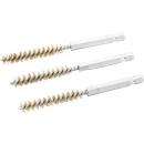 Messingbürste Antrieb Außensechskant 6,3 mm...