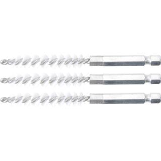 Nylonbürste Antrieb Außensechskant 6,3 mm (1/4 Zoll) 3-tlg.