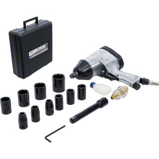 Druckluft-Schlagschrauber mit Werkzeugsatz, 12,5 mm (1/2 Zoll), 312 Nm, 16-tlg.