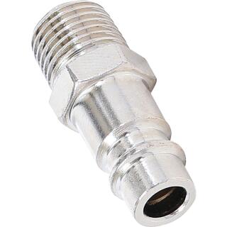 Druckluft-Stecknippel, 6,3 mm (1/4 Zoll) Außengewinde