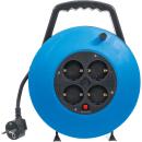 Kabelbox, 10 m, 3x 1,5 mm², 4 Steckdosen, IP 20, 3000 W