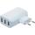 Universal USB-Ladegerät, 3 USB-Ports, max 3.4 A total max. 2.4 A / USB, 110 - 240 V
