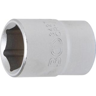 Steckschlüssel-Einsatz Sechskant, Antrieb Innenvierkant 20 mm (3/4 Zoll), SW 27 mm
