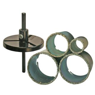 Fliesen-Bohrkronen-Satz, 33 - 73 mm, 6-tlg.