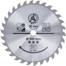 Hartmetall-Kreissägeblatt, Ø 300 x 30 x 3,2 mm, 30 Zähne