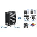 Werkstattwagen Profi Exclusive, 8 Schubladen, mit 259...