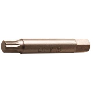 Bit, lang, Antrieb Außensechskant 10 mm (3/8 Zoll), Innenvielzahn (für XZN) M10