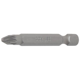 Bit, Länge 50 mm, Antrieb Außensechskant 6,3 mm (1/4 Zoll), Kreuzschlitz PZ2