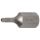 Bit Antrieb Außensechskant 10 mm (3/8 Zoll) T-Profil (für Torx) mit Bohrung