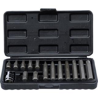 Bit-Satz, Antrieb Außensechskant 10 mm (3/8 Zoll), Innensechskant 15-tlg.