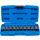 Kraft-Bit-Einsatz-Satz, Antrieb Innenvierkant 12,5 mm (1/2 Zoll), T-Profil (für Torx) T20 - T70, 10-tlg.