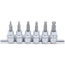 Bit-Einsatz-Satz, Antrieb Innenvierkant 10 mm (3/8 Zoll),...