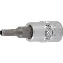 Bit-Einsatz-Satz, Antrieb Innenvierkant 6,3 mm (1/4 Zoll), Innensechskant mit Bohrung 2 - 7 mm, 8-tlg.
