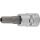 Bit-Einsatz-Satz, Antrieb Innenvierkant 6,3 mm (1/4 Zoll), Innensechskant mit Bohrung 2 - 7 mm, 8-tlg.