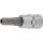 Bit-Einsatz-Satz, Antrieb Innenvierkant 6,3 mm (1/4 Zoll), Innensechskant mit Bohrung 2 - 7 mm, 8-tlg.