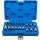 Bit-Einsatz-Satz, Antrieb Innenvierkant 6,3 mm (1/4 Zoll) / 12,5 mm (1/2 Zoll), T-Profil (für Torx), 18-tlg.