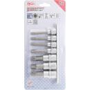 Bit-Einsatz-Satz, Antrieb Innenvierkant 10 mm (3/8 Zoll)...