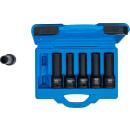 Kraft-Steckschlüssel-Einsatz-Satz E-Profil, Zwölfkant, Antrieb Innenvierkant 20 mm (3/4 Zoll), 6-tlg.