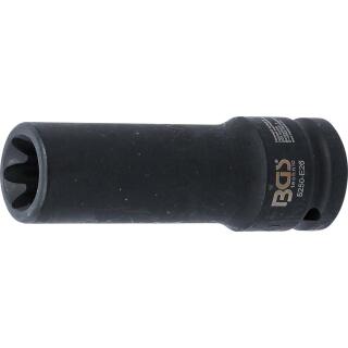 Kraft-Steckschlüssel-Einsatz E-Profil tief Antrieb Innenvierkant 20 mm (3/4 Zoll)