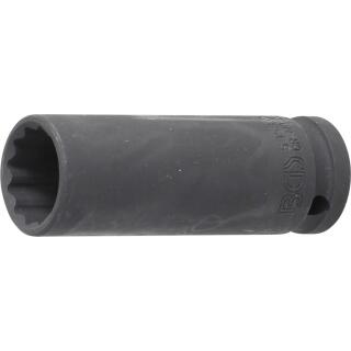 Kraft-Steckschlüssel-Einsatz Zwölfkant, tief, Antrieb Innenvierkant 12,5 mm (1/2 Zoll), SW 21 mm