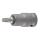 Kraft-Bit-Einsatz, Länge 55 mm, Antrieb Innenvierkant 12,5 mm (1/2 Zoll), T-Profil (für Torx) T40