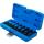 Kraft-Bit-Einsatz-Satz, Antrieb innenvierkant 12,5 mm (1/2 Zoll), Innensechskant 5 - 19 mm, 8-tlg.