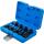 Kraft-Bit-Einsatz-Satz, Antrieb Innenvierkant 12,5 mm (1/2 Zoll), Innenvielzahn (für XZN) M4 - M16, 9-tlg.